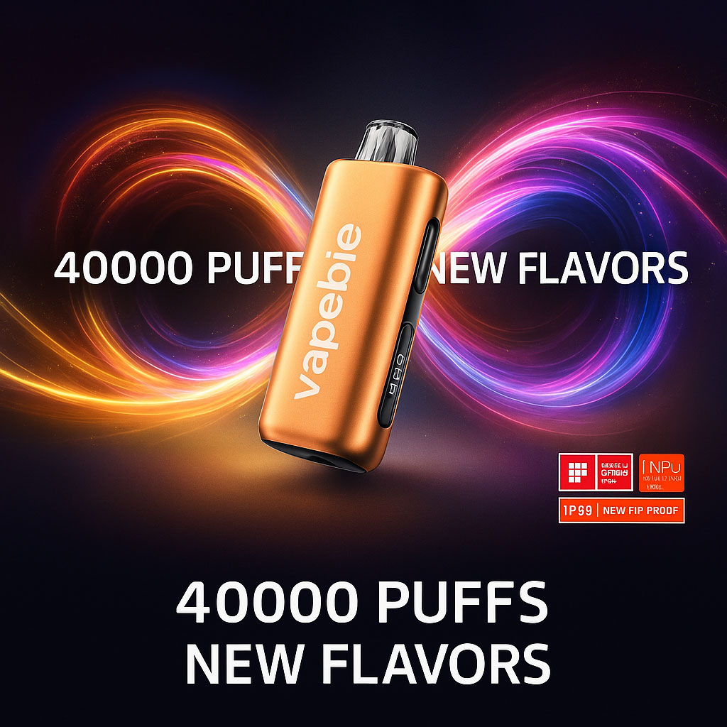 VAPEPIE Max 40000 PUFFS - A világ első ultravékony, nagy kapacitású vapeja